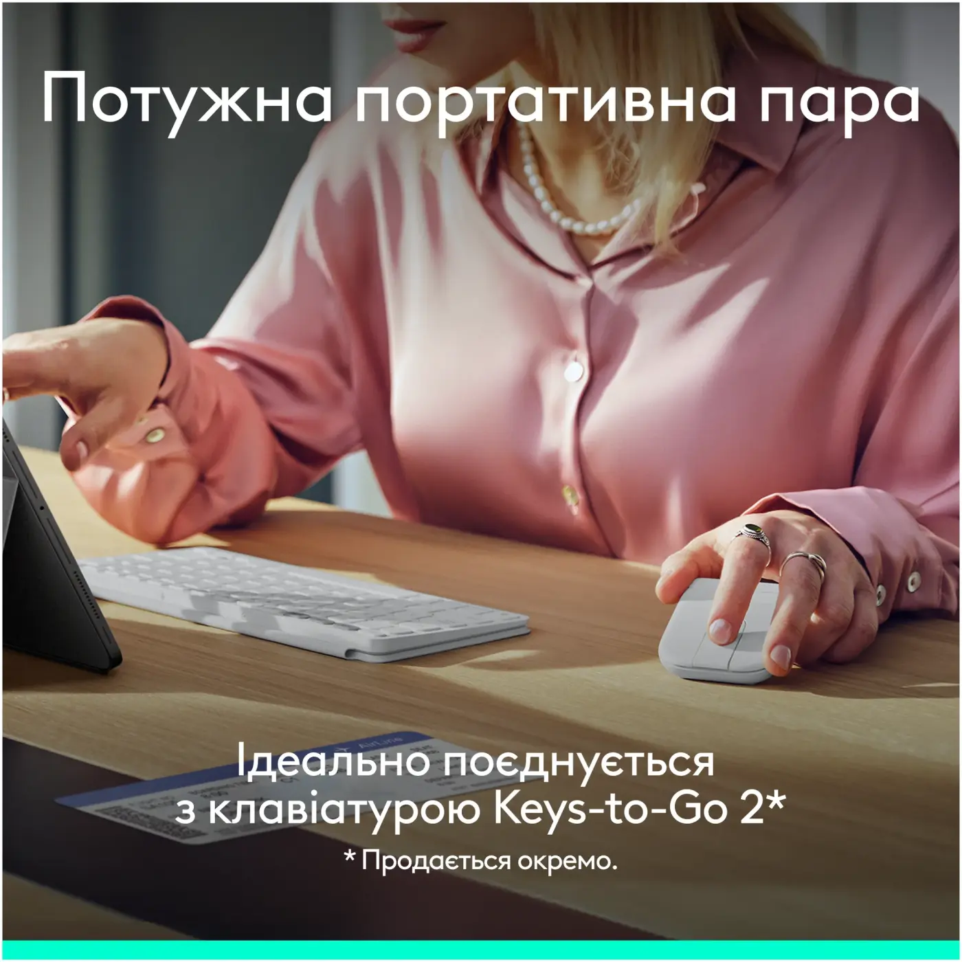 Купити Миша Logitech Mobi Fold Wireless White (910-007631) - фото 10