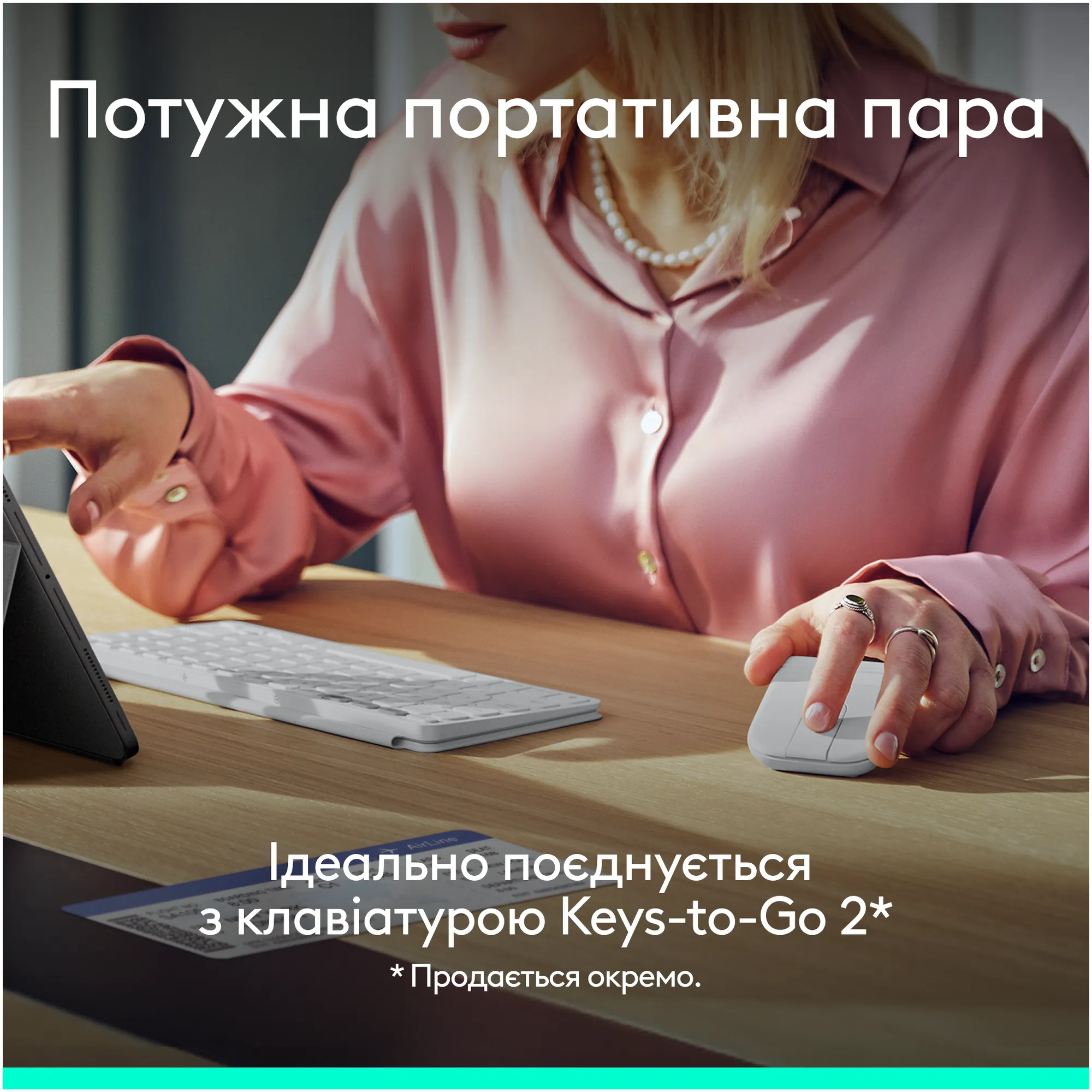 Купити Миша Logitech Mobi Fold Wireless White (910-007631) - фото 10