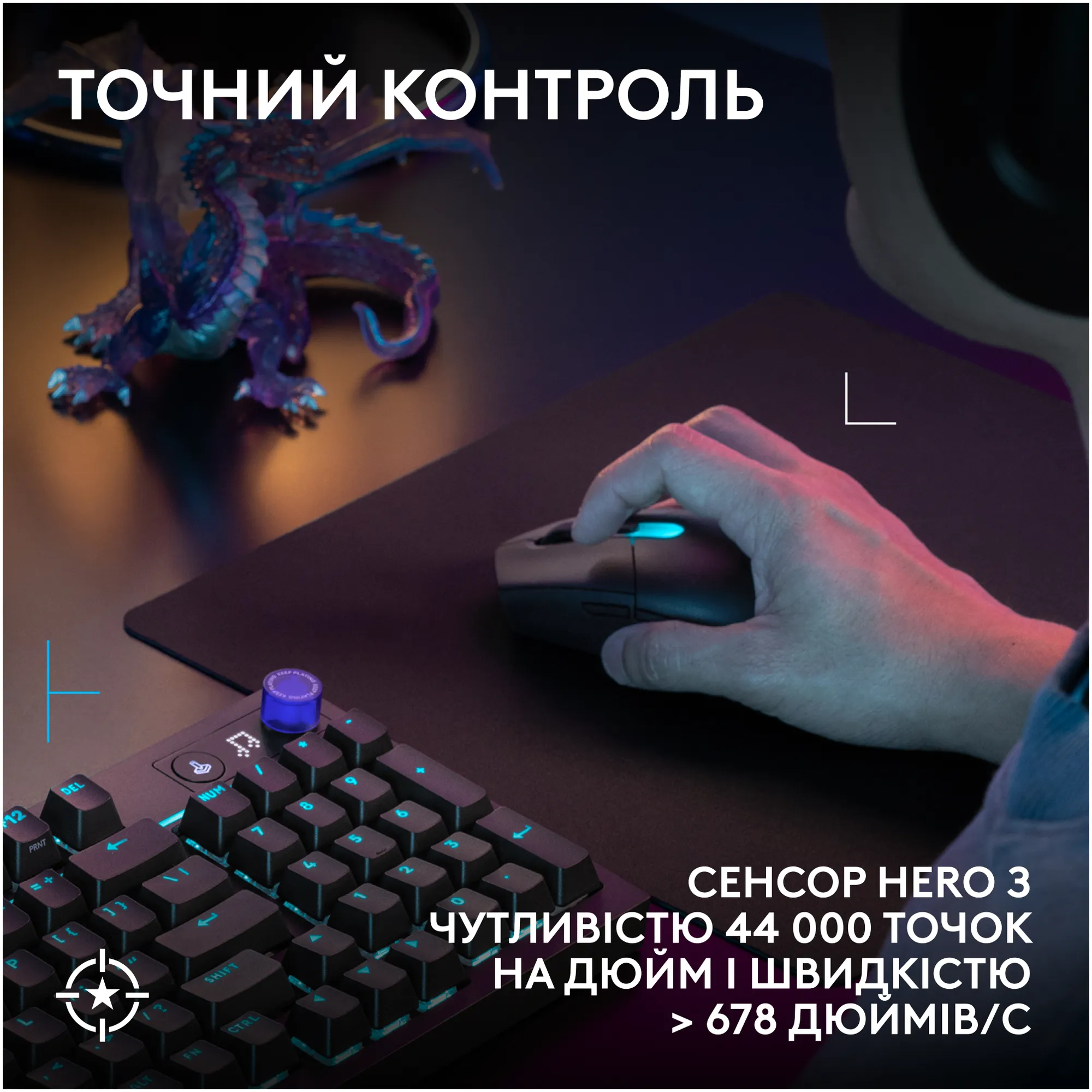 Купити Миша Logitech G305 X Superlight Wireless Gaming Black (910-007739) - фото 5