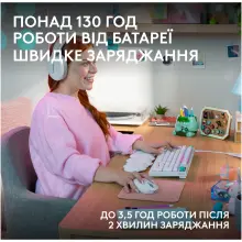 Купити Миша Logitech G305 X Superlight Wireless Gaming White (910-007747) - фото 6