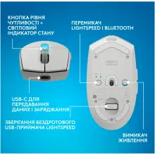 Купити Миша Logitech G305 X Superlight Wireless Gaming White (910-007747) - фото 10