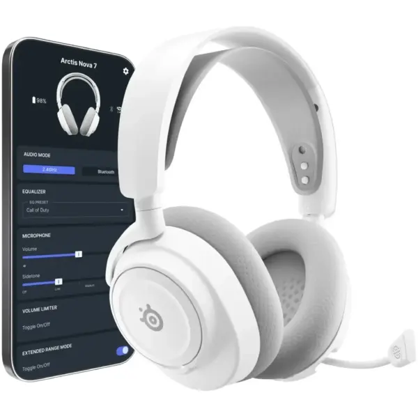 Купить Наушники SteelSeries Arctis Nova 7X Gen 2 Wireless White (61759) - фото 6