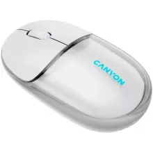 Купити Мишка Canyon OnClick 24 Wireless/Bluetooth White (CNS-CMSW24W) - фото 3