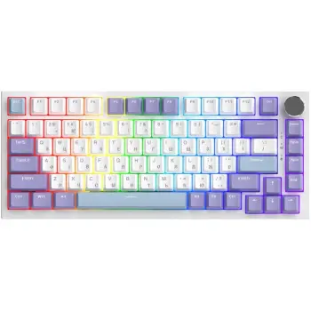 Купити Клавіатура Ajazz AK820 Sea Salt Switch White USB-C (AK820-SS-PWB) - фото 1