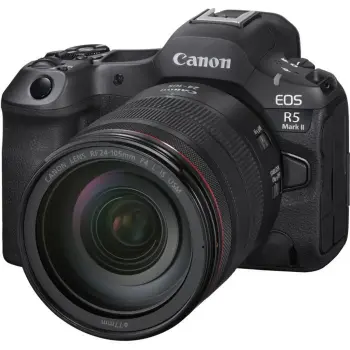 Купить Фотоаппарат Canon EOS R5 Mark II 5 GHZ + RF 24-105 f/4.0 L IS (6536C029) - фото 1