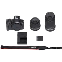 Купить Фотоаппарат Canon EOS R50 + RF-S 18-45 IS STM + RF-S 55-210 IS STM Black (5811C034) - фото 2