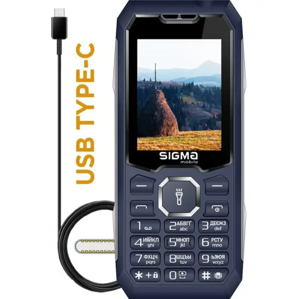 Купить Мобильный телефон Sigma X-style 341 Bro Type-C Blue (4827798368428) - фото 3