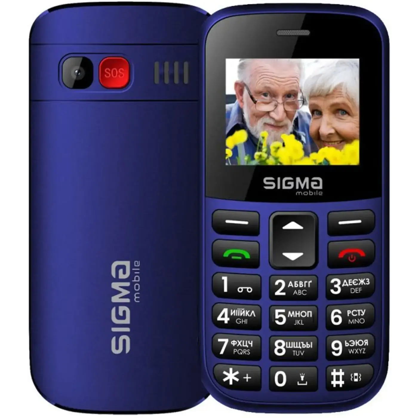 Купить Мобильный телефон Sigma mobile Comfort 50 Easy Type-C Blue (4827798585238) - фото 1