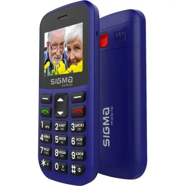 Купить Мобильный телефон Sigma mobile Comfort 50 Easy Type-C Blue (4827798585238) - фото 2