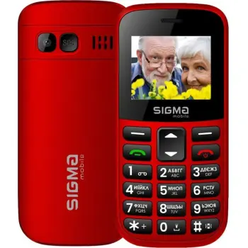 Купить Мобильный телефон Sigma mobile Comfort 50 Easy Type-C Red (4827798585221) - фото 1