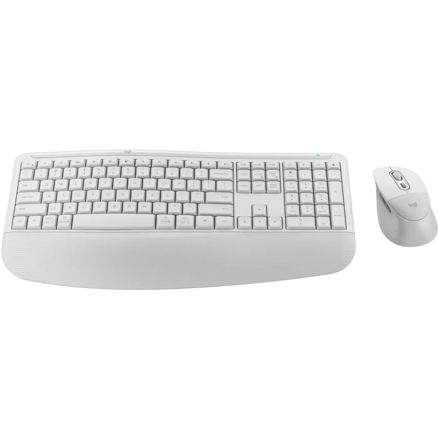 Купити Комплект клавіатура та миша Logitech MK880 Signature Comfort Plus Combo Off-White (920-014033) - фото 1