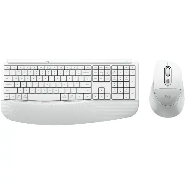 Купити Комплект клавіатура та миша Logitech MK880 Signature Comfort Plus Combo Off-White (920-014033) - фото 2