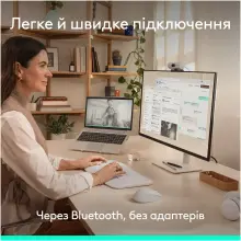 Купити Комплект клавіатура та миша Logitech MK880 Signature Comfort Plus Combo Off-White (920-014033) - фото 9