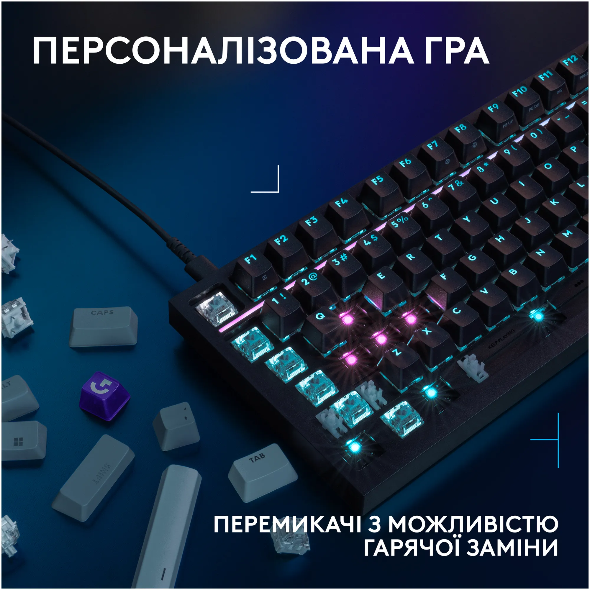 Купить Клавиатура Logitech G316 X 98 Tactile Wired Gaming Black (920-014205) - фото 5