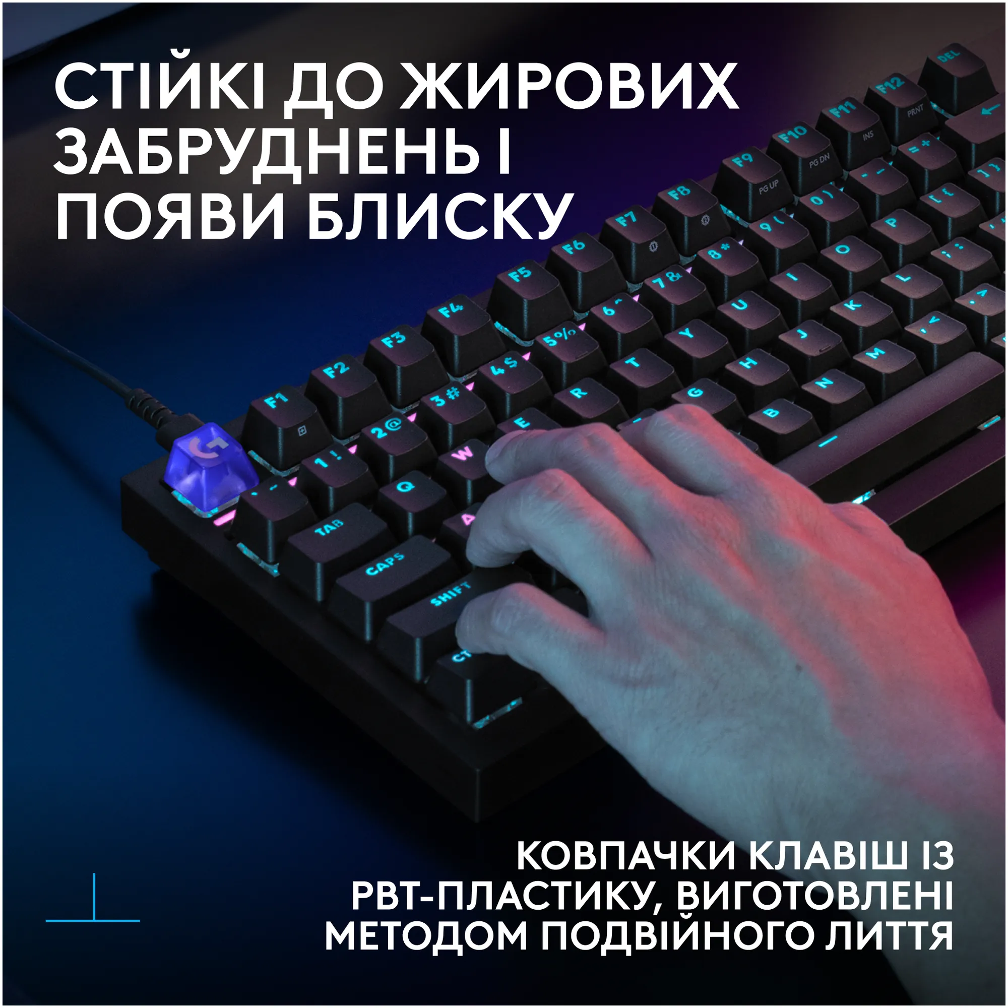 Купить Клавиатура Logitech G316 X 98 Tactile Wired Gaming Black (920-014205) - фото 9