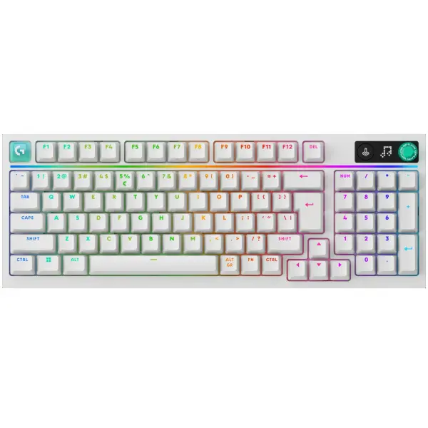 Купить Клавиатура Logitech G316 X 98 Tactile Wired Gaming White (920-014231) - фото 2