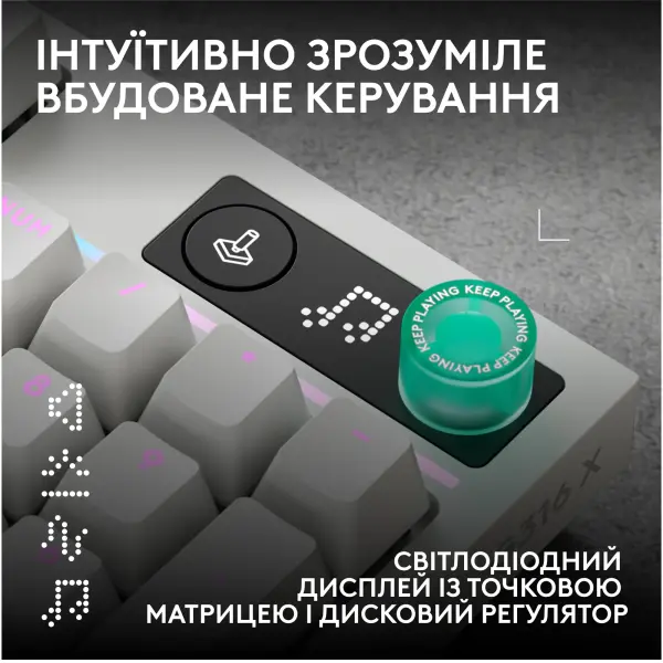 Купить Клавиатура Logitech G316 X 98 Tactile Wired Gaming White (920-014231) - фото 6