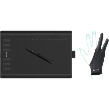 Купить Графический планшет Huion New 1060Plus + перчатка - фото 1