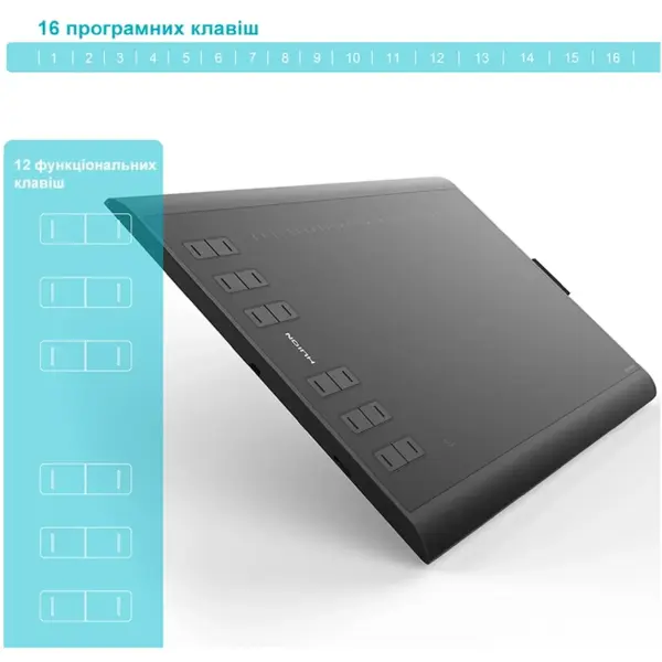 Купить Графический планшет Huion New 1060Plus + перчатка - фото 6