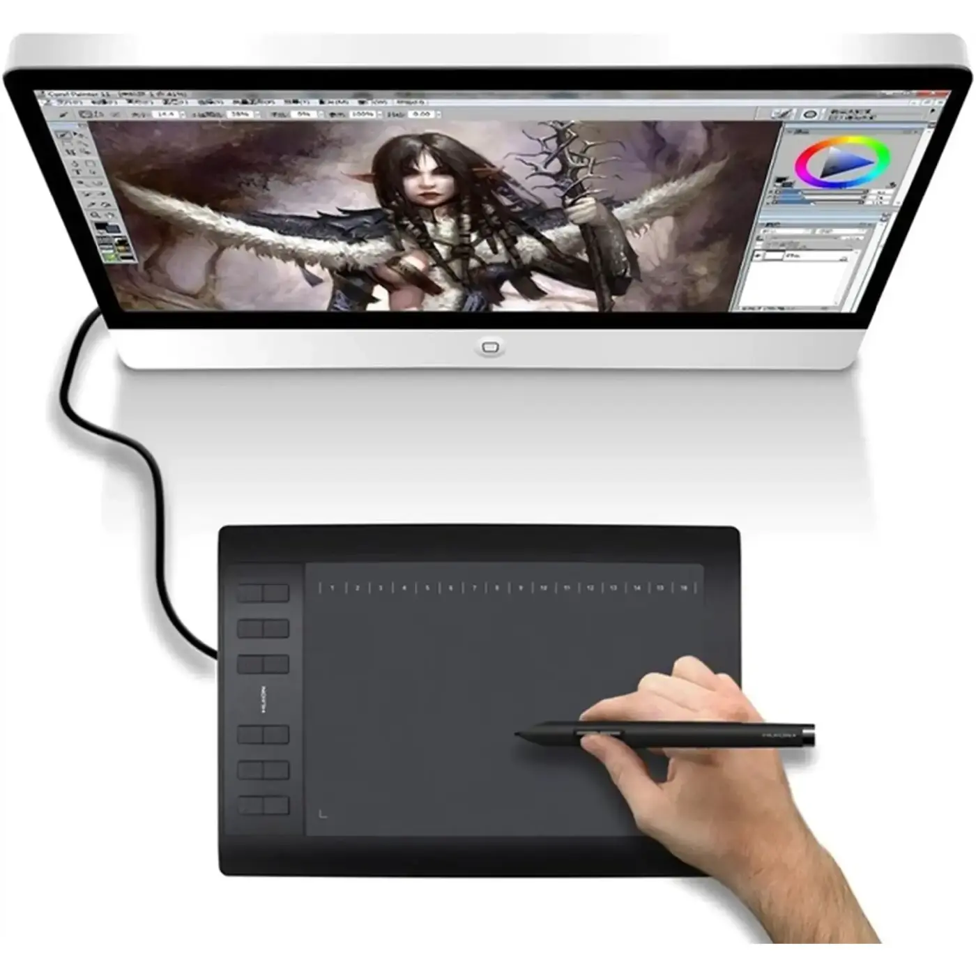 Купить Графический планшет Huion New 1060Plus + перчатка - фото 7