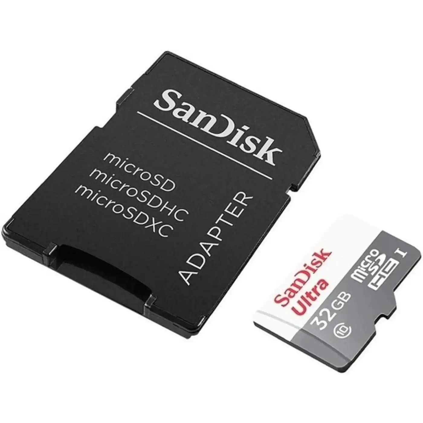 Купити Карта пам’яті SanDisk microSD 32GB C10 UHS-I R100MB/s Ultra + SD (SDSQUNR-032G-GN3MA) - фото 2