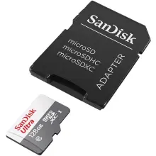 Купити Карта пам’яті SanDisk microSD 32GB C10 UHS-I R100MB/s Ultra + SD (SDSQUNR-032G-GN3MA) - фото 3
