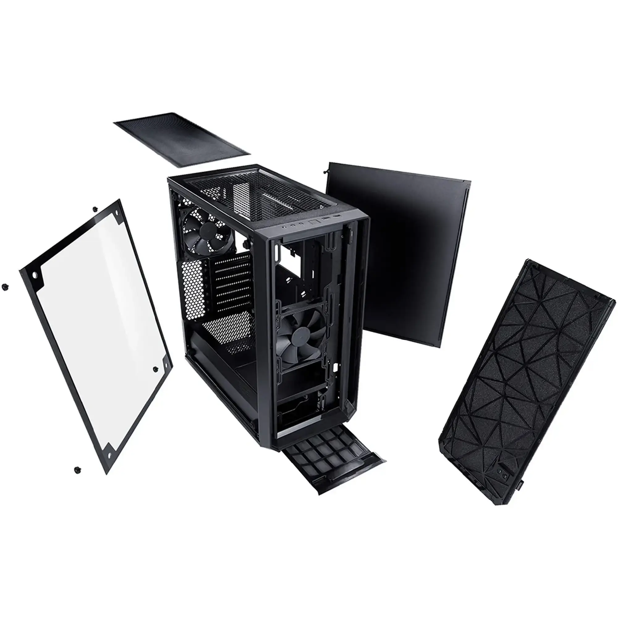 Купить Корпус Fractal Design TG Meshify C Blackout TG (FD-CA-MESH-C-BKO-TG) - фото 15