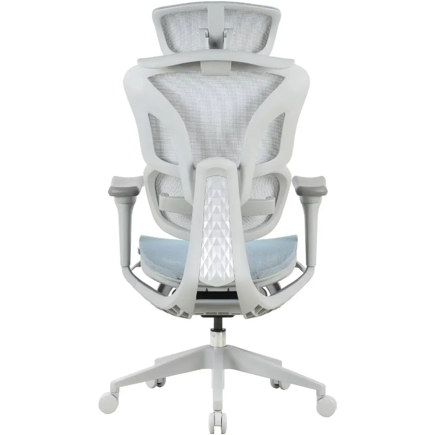 Купити Крісло для геймерів OfficePro Elite OC950GLB Gray/Light Blue - фото 4