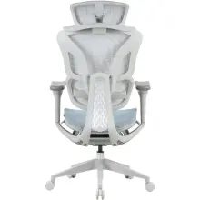 Купити Крісло для геймерів OfficePro Elite OC950GLB Gray/Light Blue - фото 4