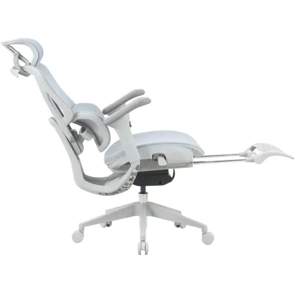 Купити Крісло для геймерів OfficePro Elite OC950GLB Gray/Light Blue - фото 8