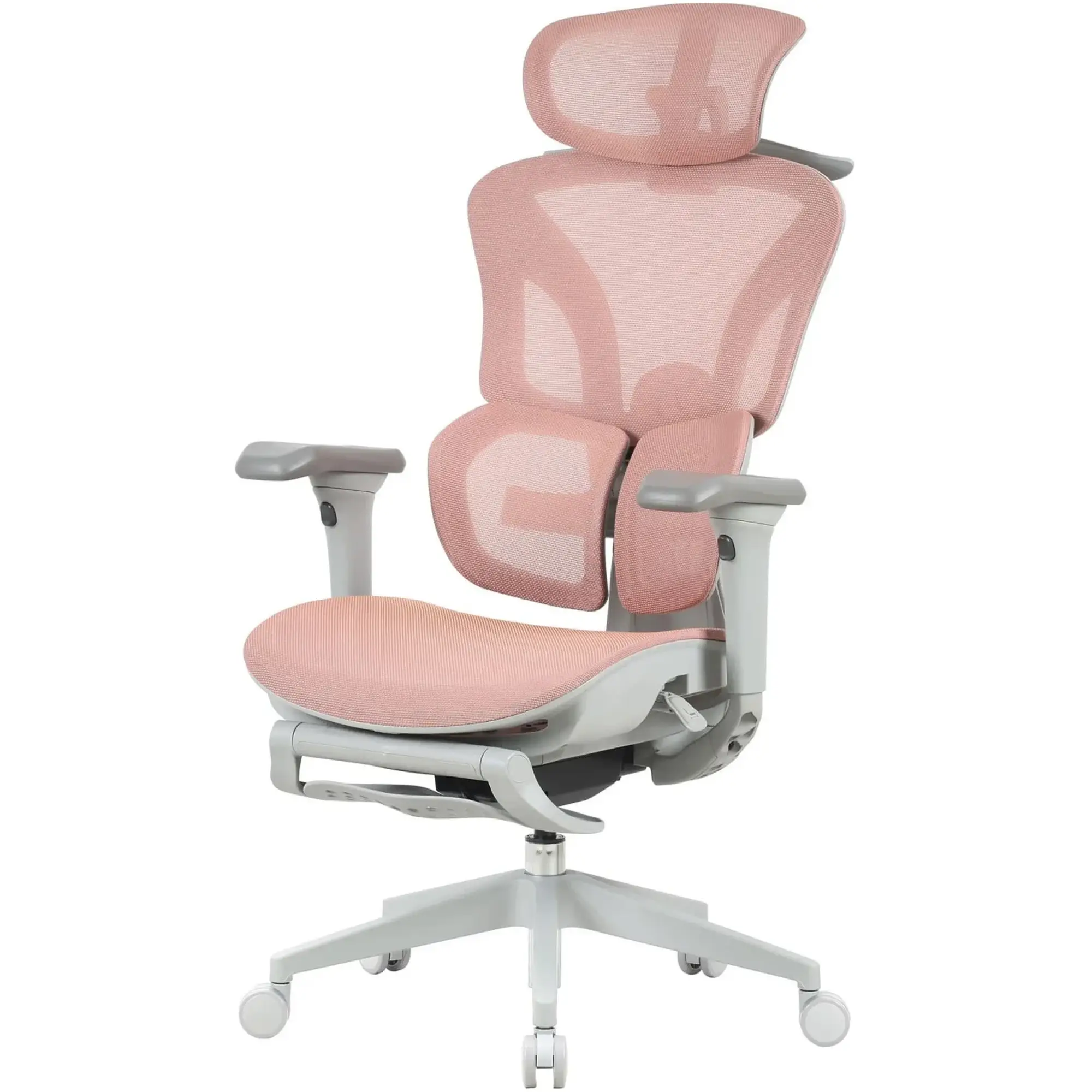 Купити Крісло для геймерів OfficePro Elite OC950GLP Gray/Light Pink - фото 3