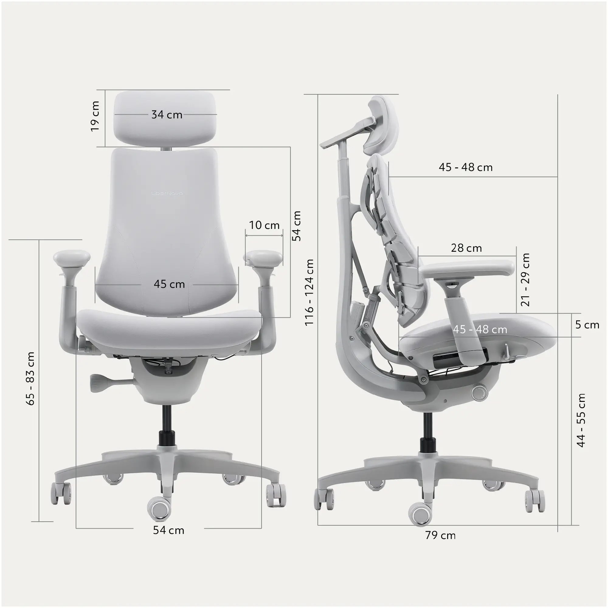 Купить Офисное кресло LiberNovo Omni Space Gray (CP-GW-0000015-00-00) - фото 11