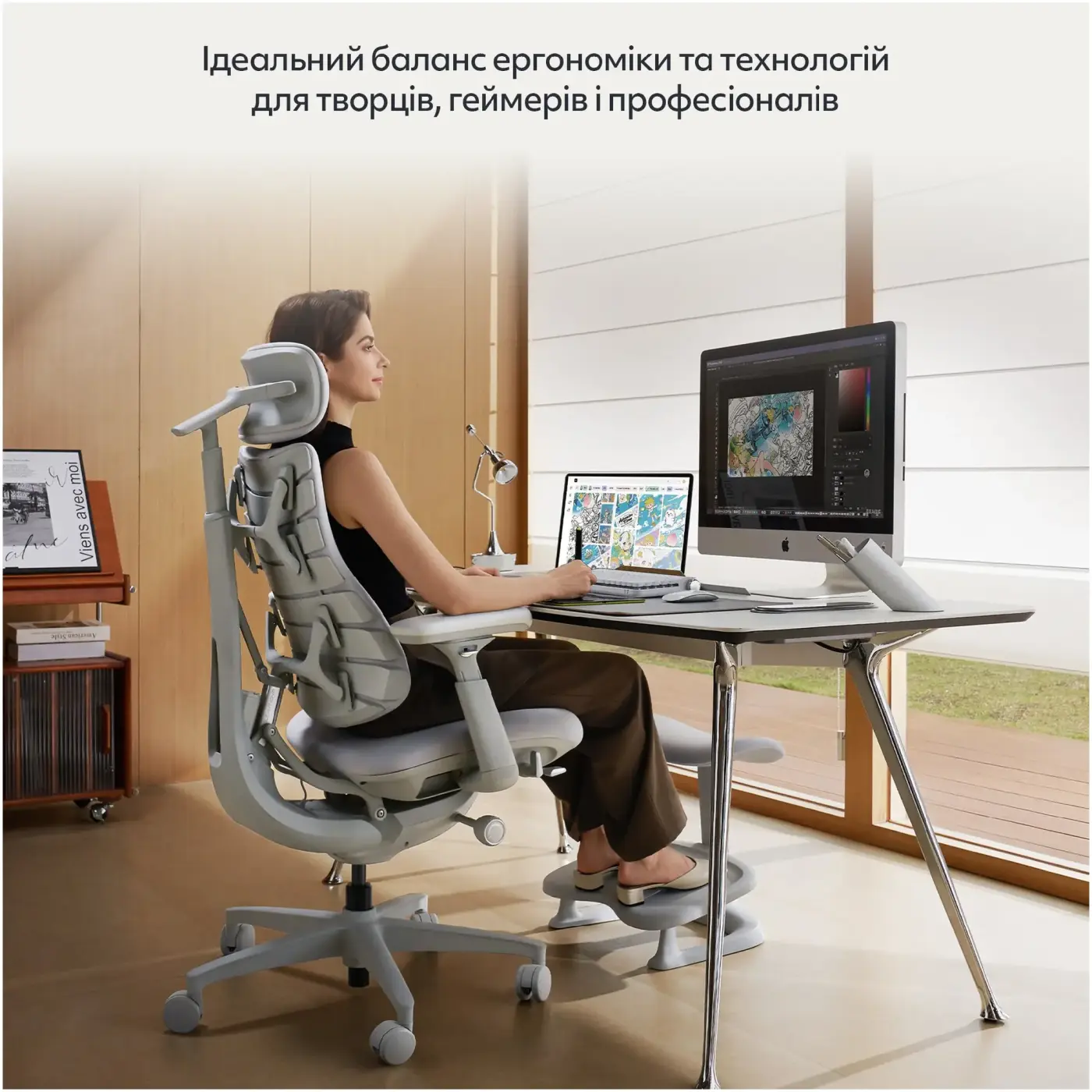 Купить Офисное кресло LiberNovo Omni Space Gray (CP-GW-0000015-00-00) - фото 13