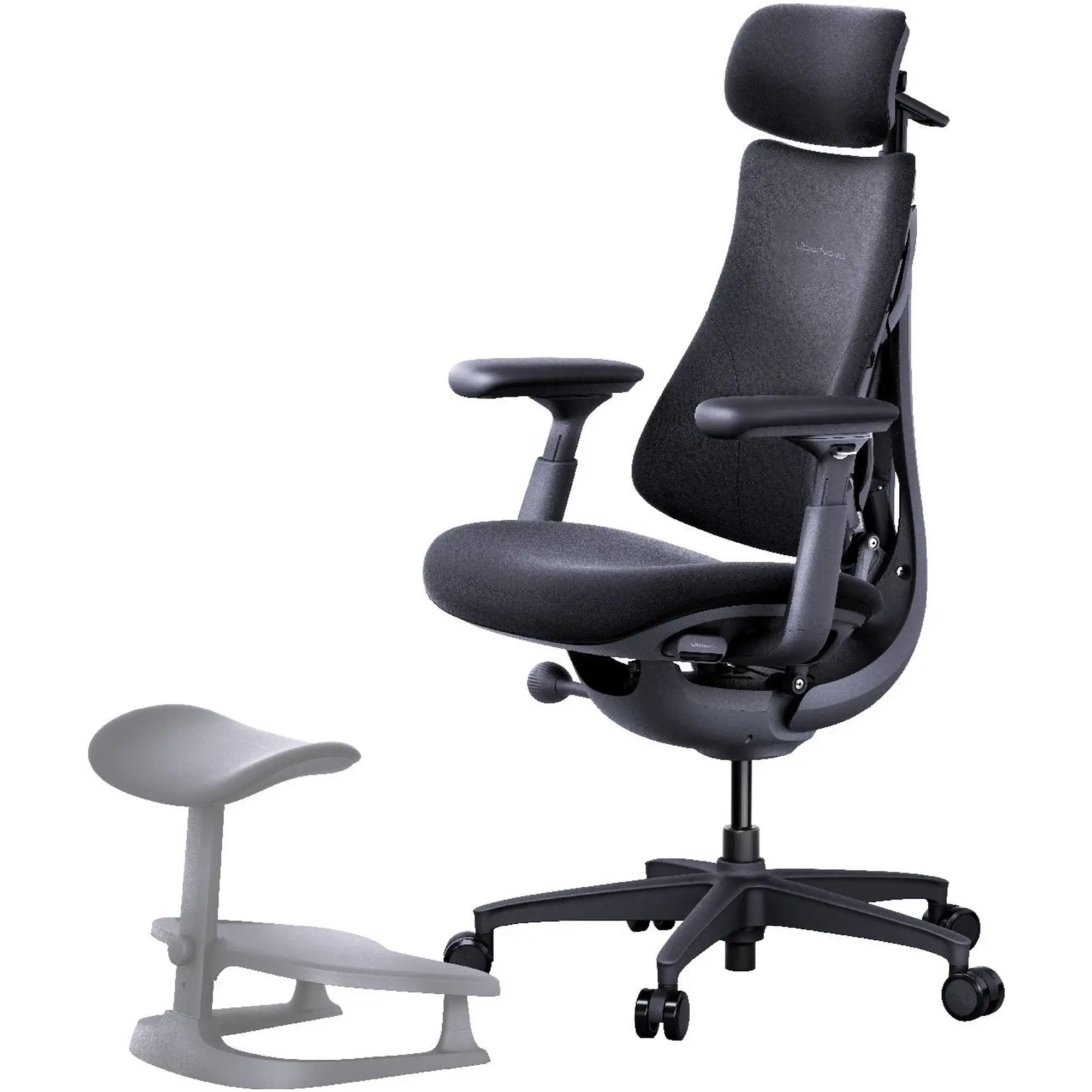 Купити Крісло офісне ергономічне LiberNovo Omni Midnight Black (CP-GW-0000015-00-01) - фото 6