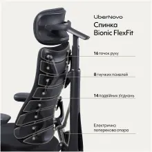 Купити Крісло офісне ергономічне LiberNovo Omni Midnight Black (CP-GW-0000015-00-01) - фото 7