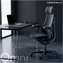 Купити Крісло офісне ергономічне LiberNovo Omni Midnight Black (CP-GW-0000015-00-01) - фото 12