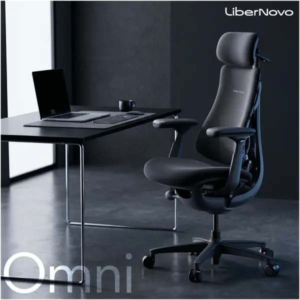 Купити Крісло офісне ергономічне LiberNovo Omni Midnight Black (CP-GW-0000015-00-01) - фото 12