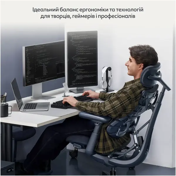 Купити Крісло офісне ергономічне LiberNovo Omni Midnight Black (CP-GW-0000015-00-01) - фото 14