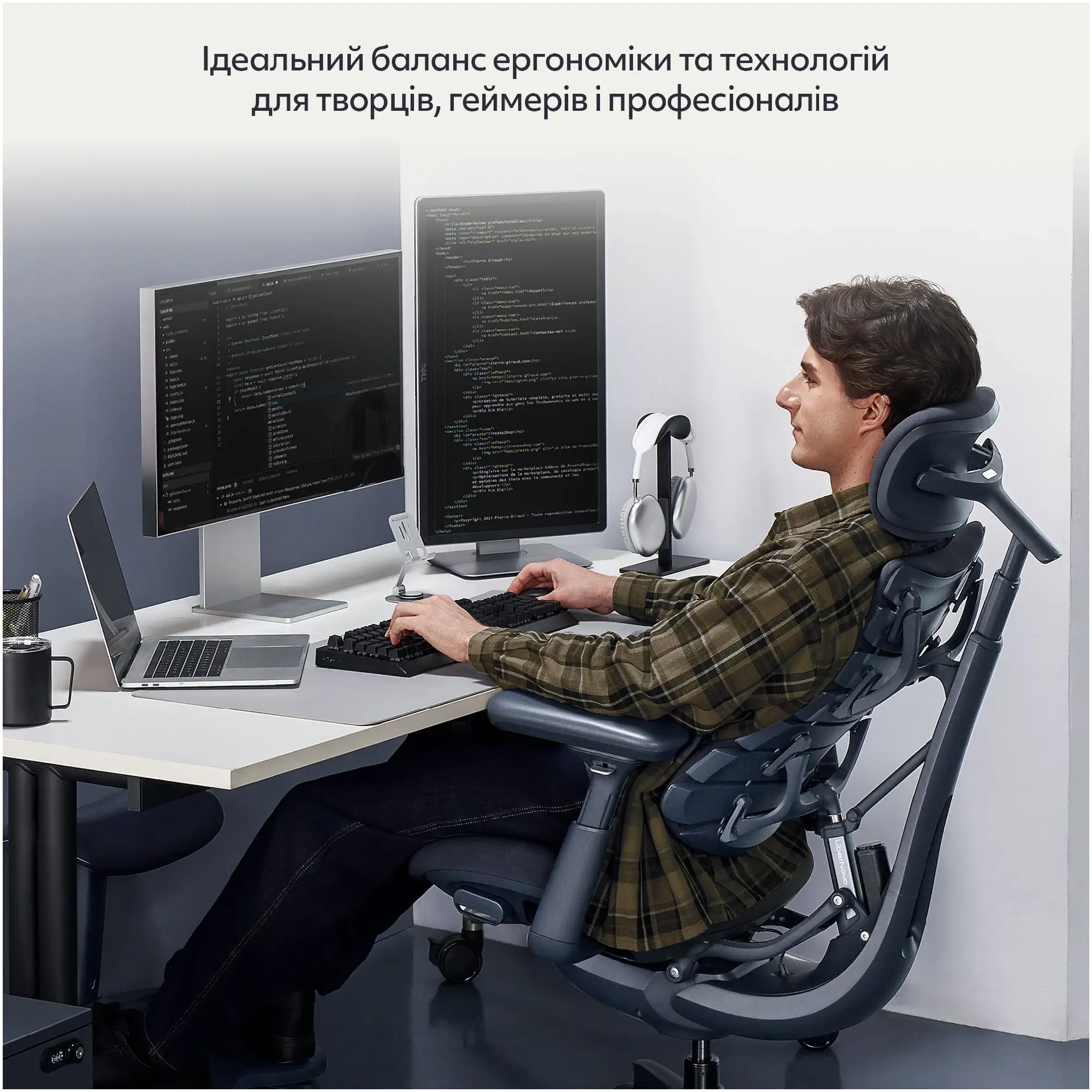 Купити Крісло офісне ергономічне LiberNovo Omni Midnight Black (CP-GW-0000015-00-01) - фото 14