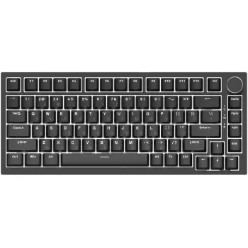Купити Клавіатура Ajazz AK820 Red Switch Black USB-C (AK820-R-B) - фото 1