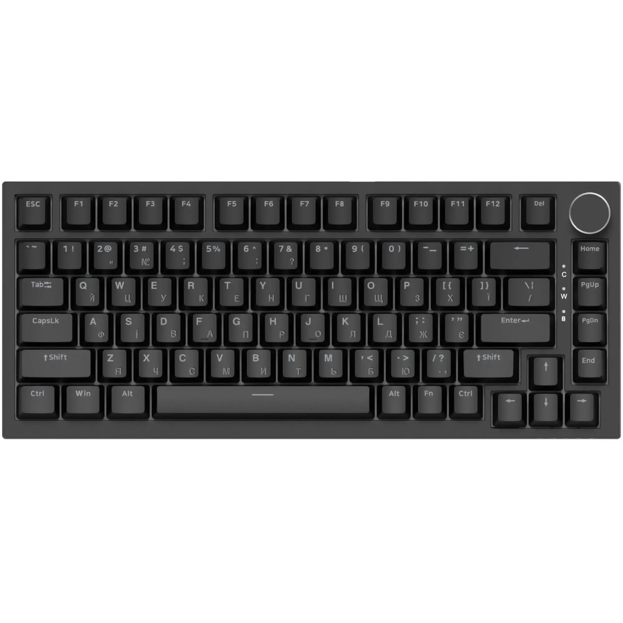 Купити Клавіатура Ajazz AK820 Red Switch Black USB-C (AK820-R-B) - фото 2