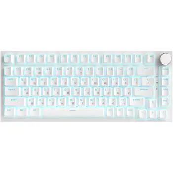 Купити Клавіатура Ajazz AK820 Red Switch White USB-C (AK820-R-W) - фото 1