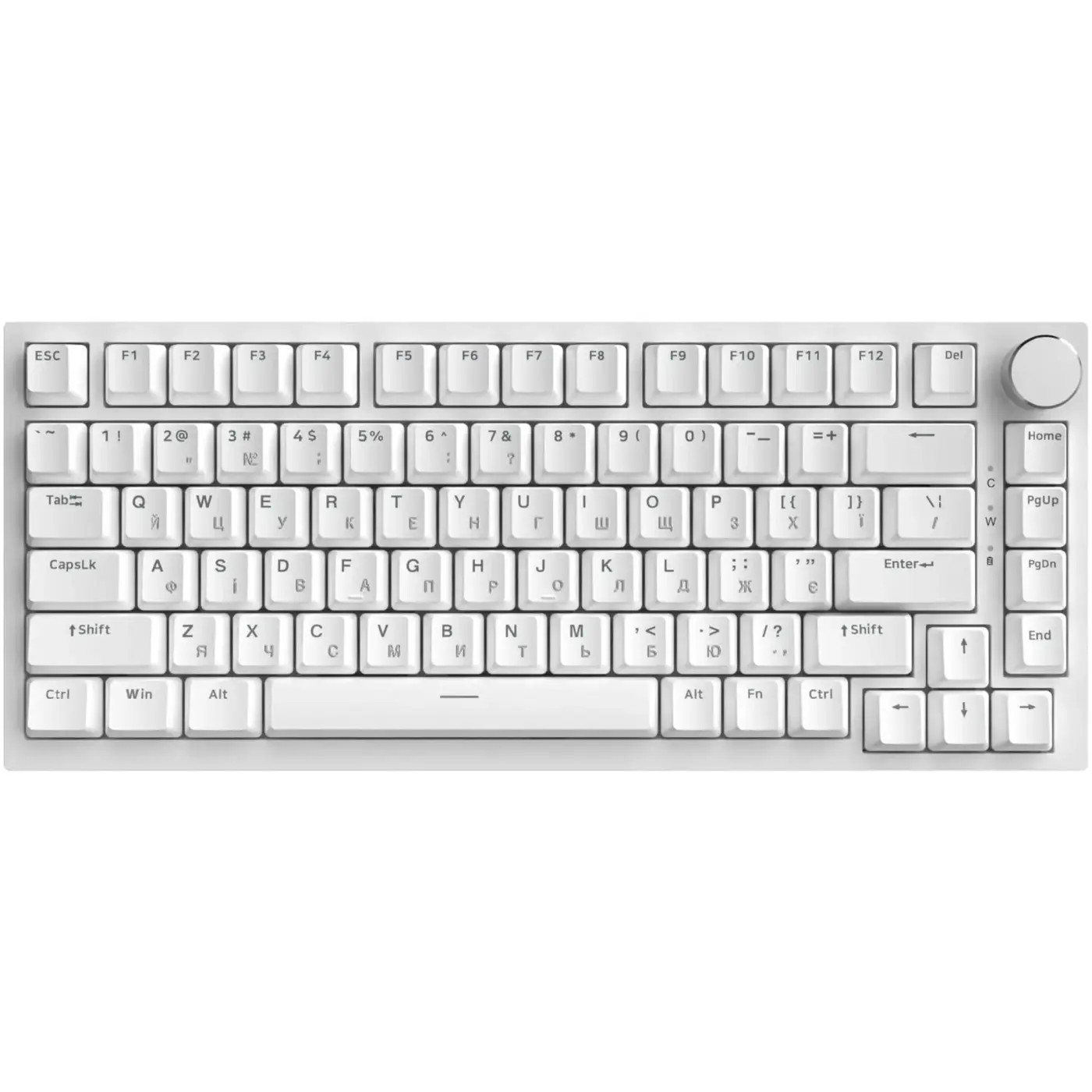 Купити Клавіатура Ajazz AK820 Red Switch White USB-C (AK820-R-W) - фото 2