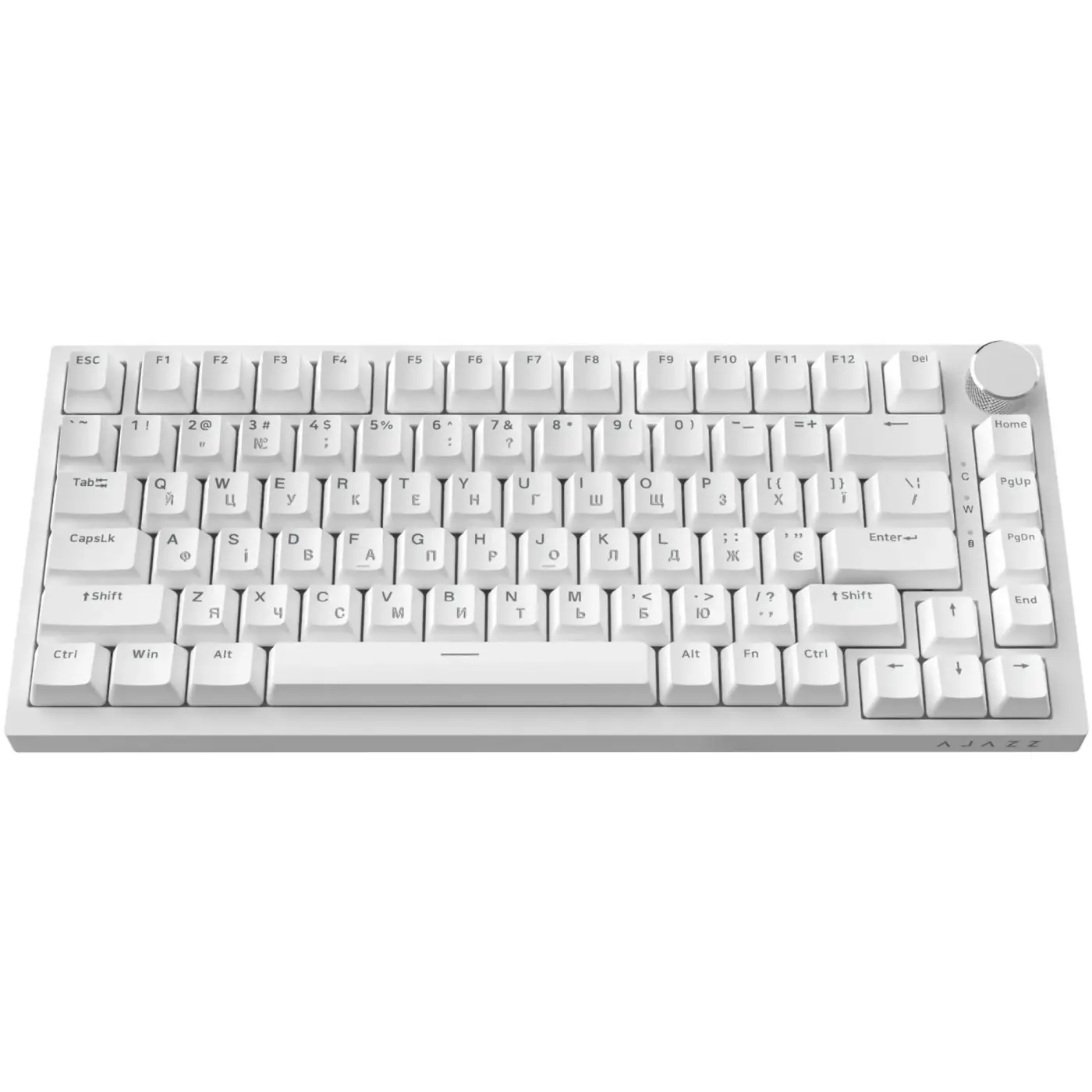 Купити Клавіатура Ajazz AK820 Red Switch White USB-C (AK820-R-W) - фото 3