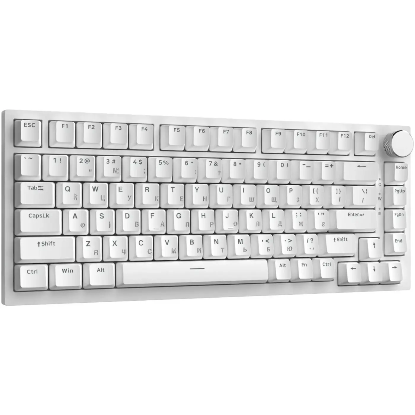 Купити Клавіатура Ajazz AK820 Red Switch White USB-C (AK820-R-W) - фото 4