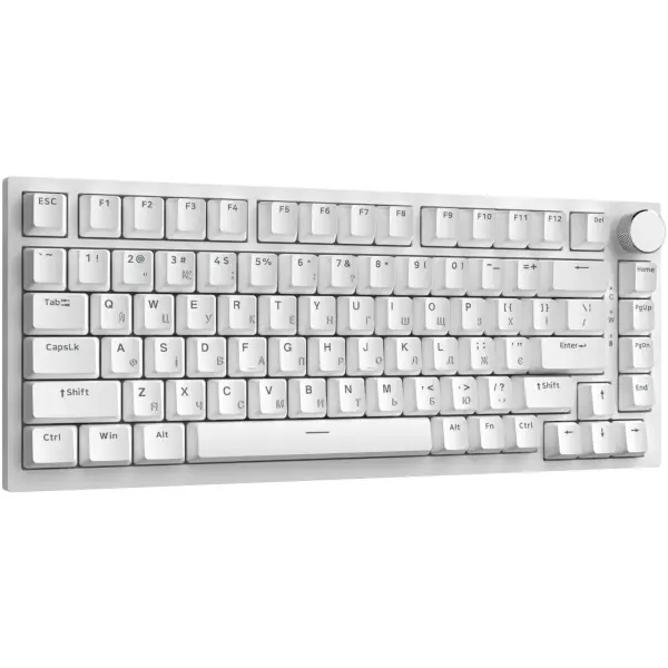Купити Клавіатура Ajazz AK820 Red Switch White USB-C (AK820-R-W) - фото 4
