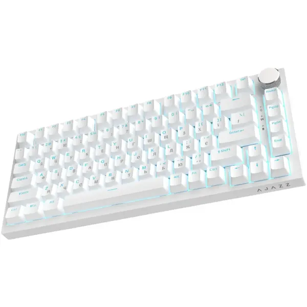 Купити Клавіатура Ajazz AK820 Red Switch White USB-C (AK820-R-W) - фото 5
