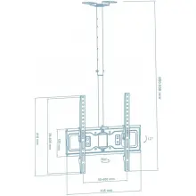 Купити Кронштейн для телевізора Walfix CM-41B 26"-55" з нахилом - фото 3