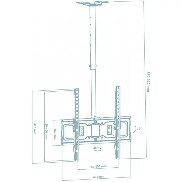 Купити Кронштейн для телевізора Walfix CM-41B 26"-55" з нахилом - фото 3