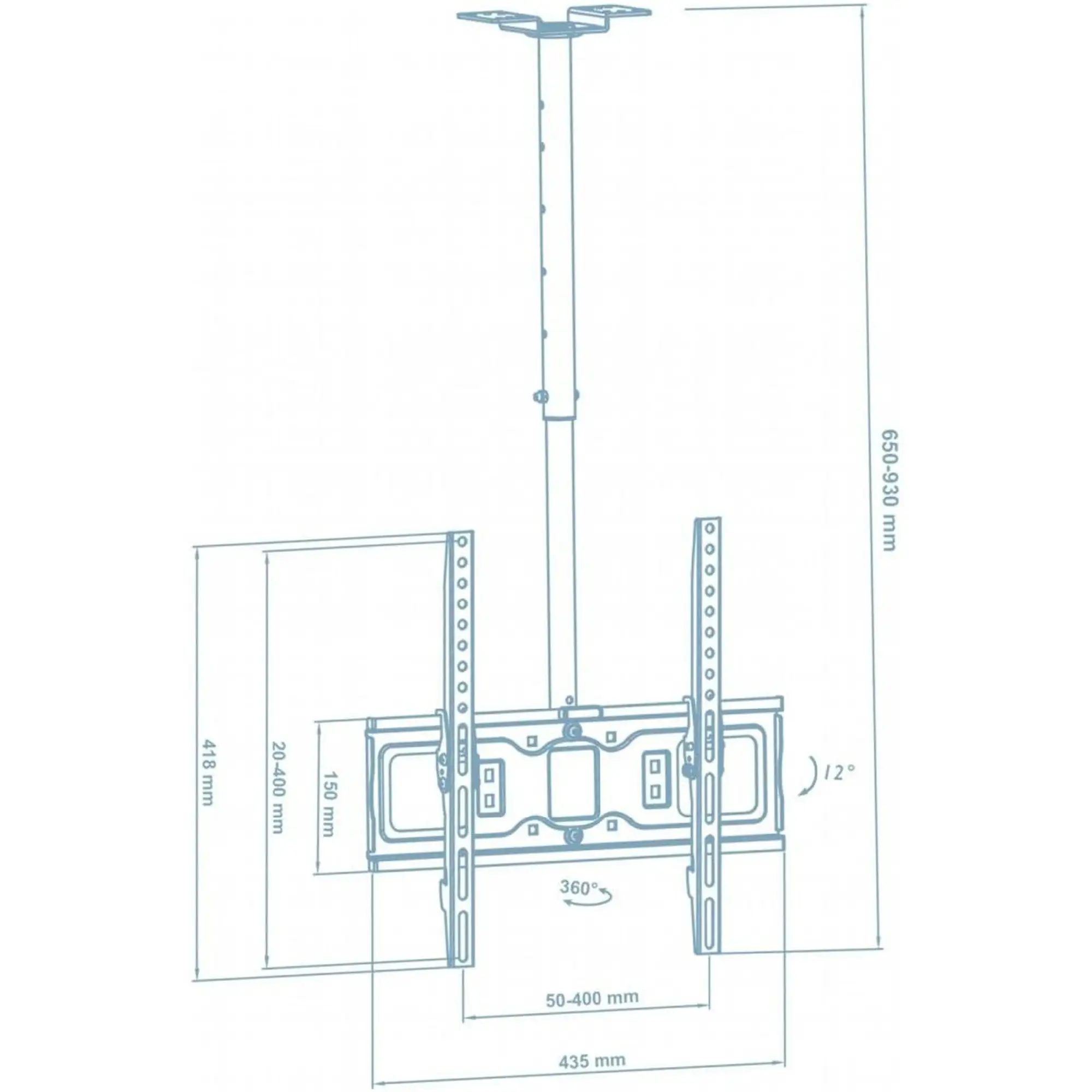 Купити Кронштейн для телевізора Walfix CM-41B 26"-55" з нахилом - фото 3